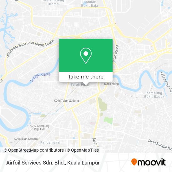 Airfoil Services Sdn. Bhd. map