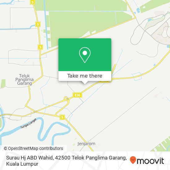 Surau Hj ABD Wahid, 42500 Telok Panglima Garang map