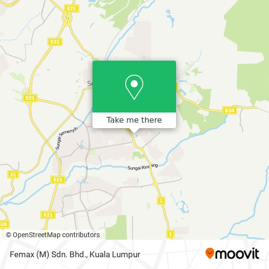 Femax (M) Sdn. Bhd. map