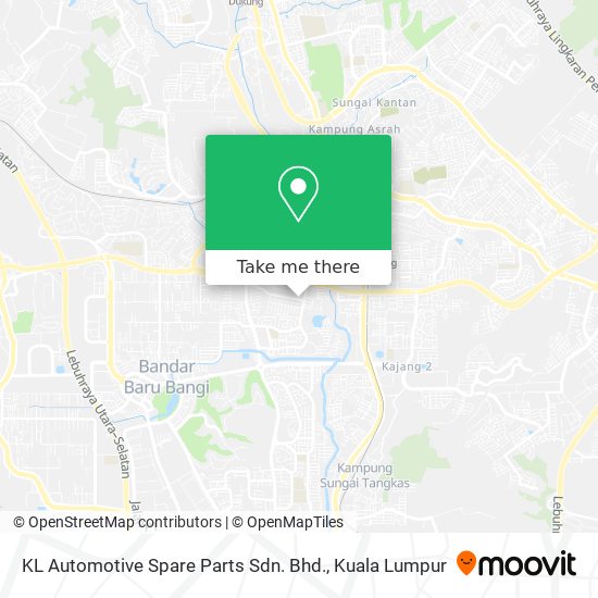 KL Automotive Spare Parts Sdn. Bhd. map