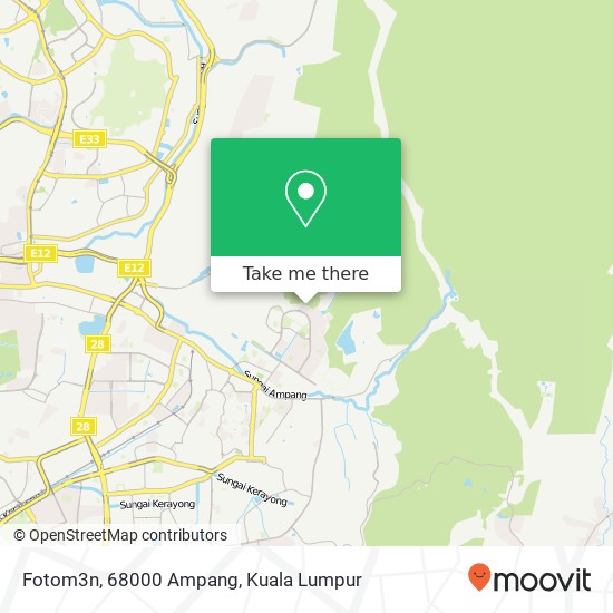 Fotom3n, 68000 Ampang map