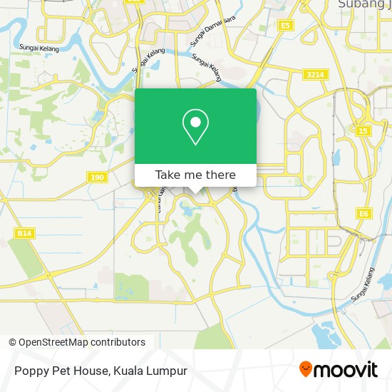 Poppy Pet House map