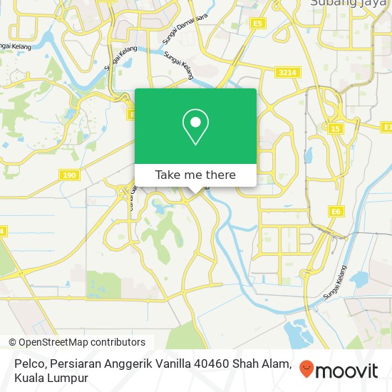 Pelco, Persiaran Anggerik Vanilla 40460 Shah Alam map