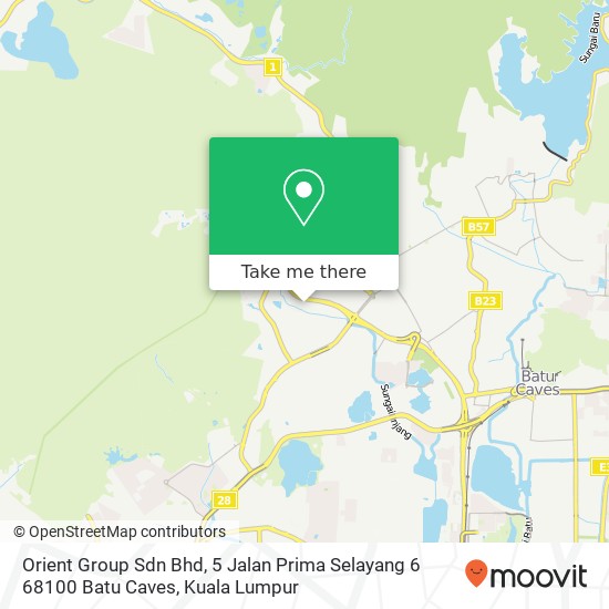 Peta Orient Group Sdn Bhd, 5 Jalan Prima Selayang 6 68100 Batu Caves