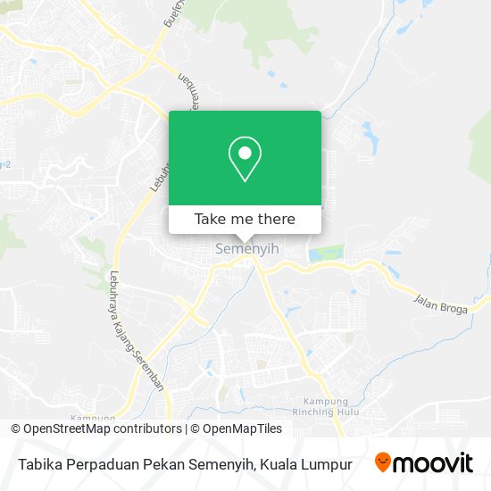 Tabika Perpaduan Pekan Semenyih map