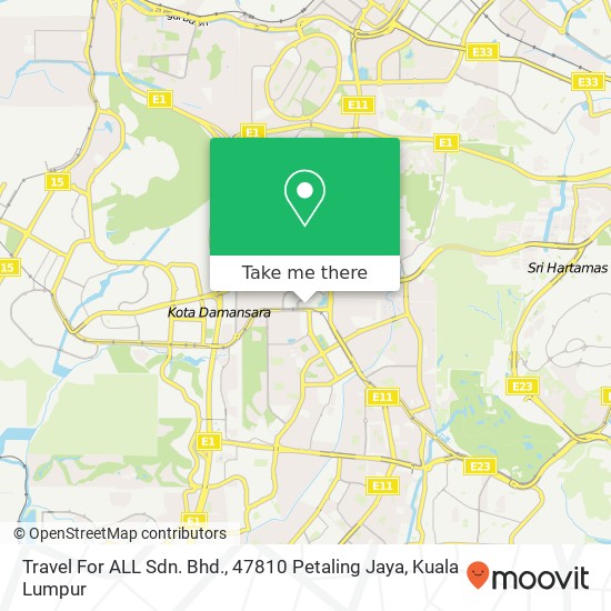 Travel For ALL Sdn. Bhd., 47810 Petaling Jaya map