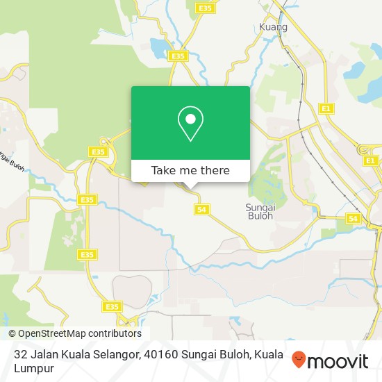 32 Jalan Kuala Selangor, 40160 Sungai Buloh map