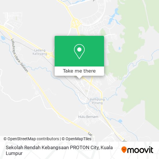 Sekolah Rendah Kebangsaan PROTON City map