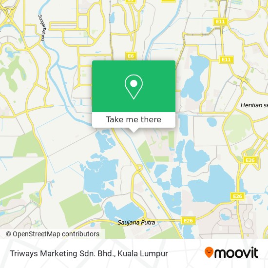 Triways Marketing Sdn. Bhd. map