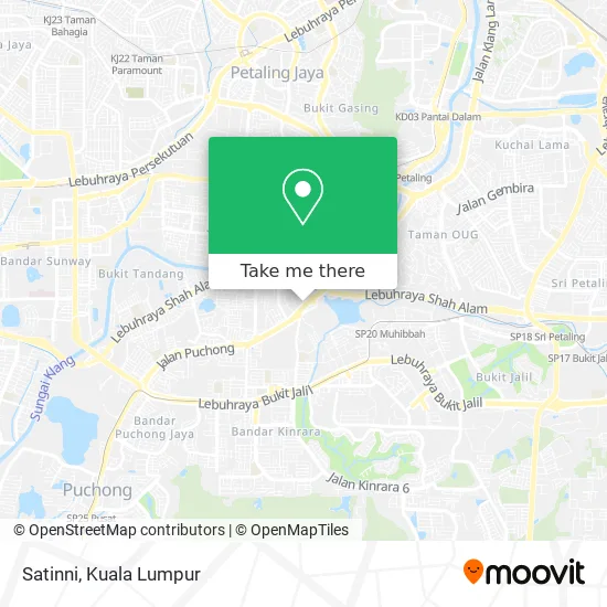Satinni map