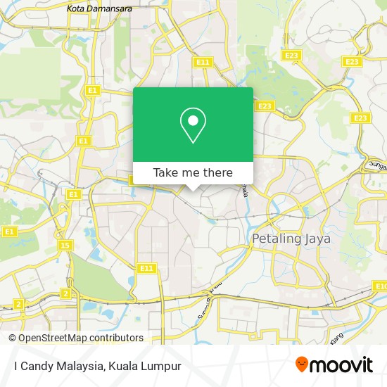 I Candy Malaysia map