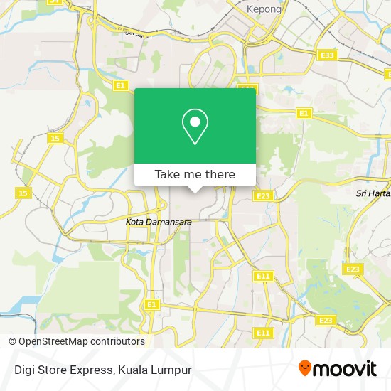 Peta Digi Store Express