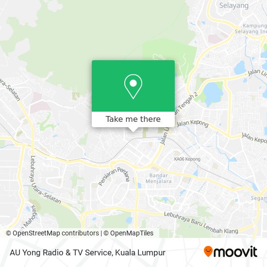AU Yong Radio & TV Service map