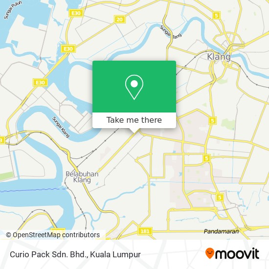 Curio Pack Sdn. Bhd. map