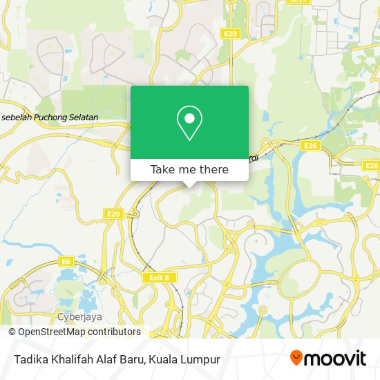 Tadika Khalifah Alaf Baru map