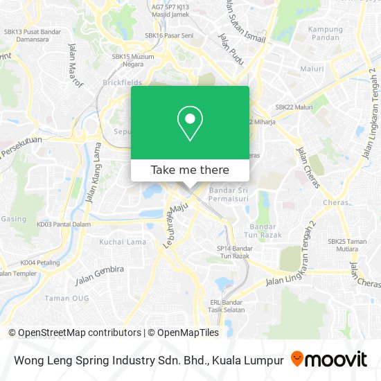Wong Leng Spring Industry Sdn. Bhd. map