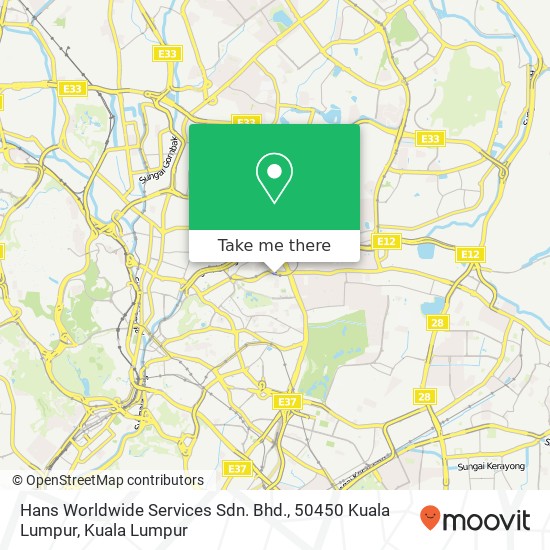 Hans Worldwide Services Sdn. Bhd., 50450 Kuala Lumpur map