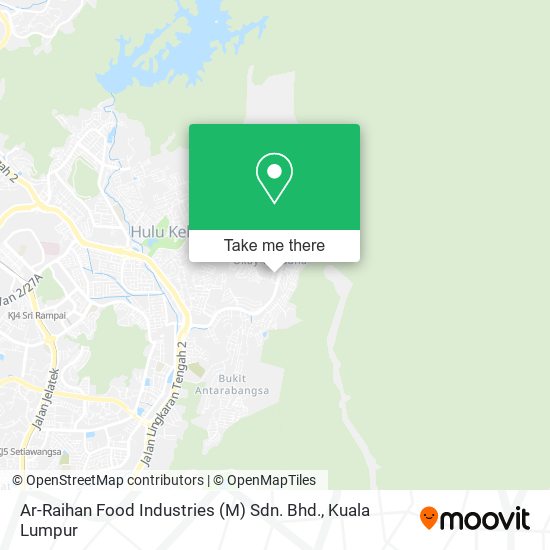 Peta Ar-Raihan Food Industries (M) Sdn. Bhd.