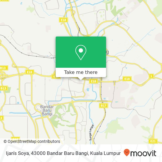 Peta Ijan's Soya, 43000 Bandar Baru Bangi
