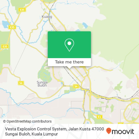 Vesta Explosion Control System, Jalan Kusta 47000 Sungai Buloh map