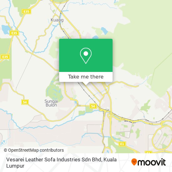 Vesarei Leather Sofa Industries Sdn Bhd map