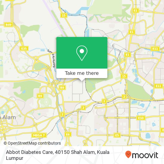 Abbot Diabetes Care, 40150 Shah Alam map