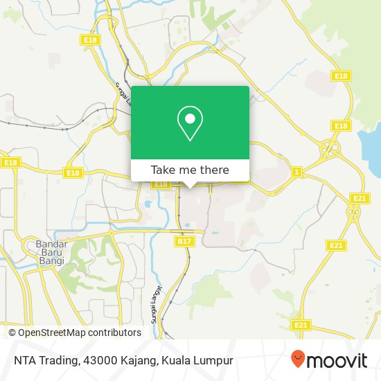 Peta NTA Trading, 43000 Kajang