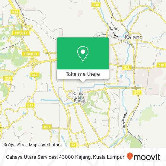 Cahaya Utara Services, 43000 Kajang map