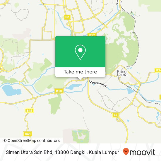 Simen Utara Sdn Bhd, 43800 Dengkil map