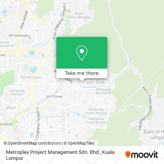 Metroplex Project Management Sdn. Bhd. map