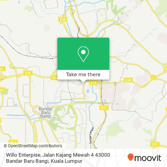 Willo Enterpise, Jalan Kajang Mewah 4 43000 Bandar Baru Bangi map