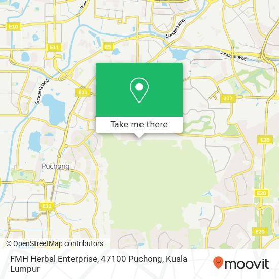FMH Herbal Enterprise, 47100 Puchong map