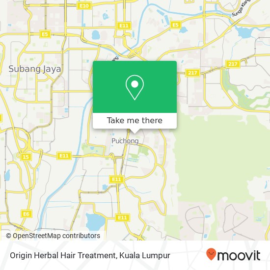 Origin Herbal Hair Treatment map