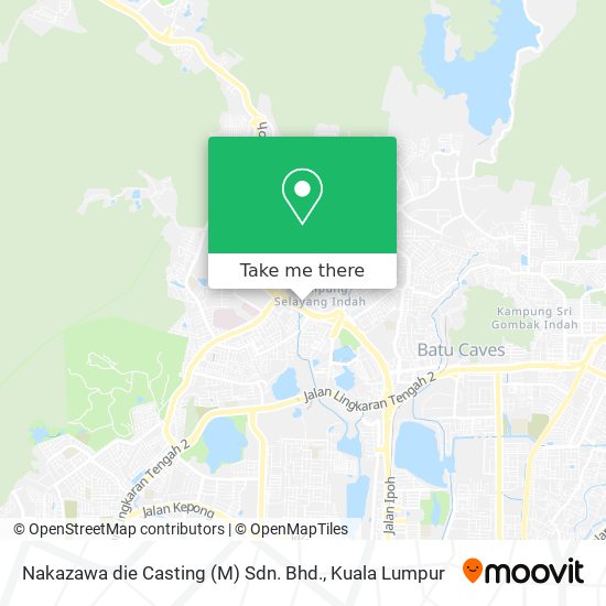 Nakazawa die Casting (M) Sdn. Bhd. map
