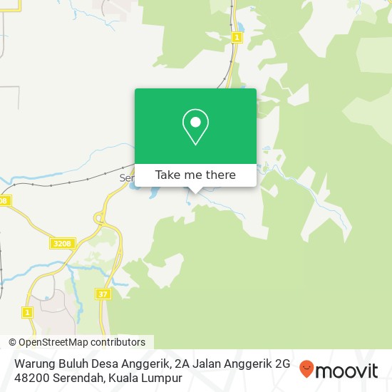 Peta Warung Buluh Desa Anggerik, 2A Jalan Anggerik 2G 48200 Serendah