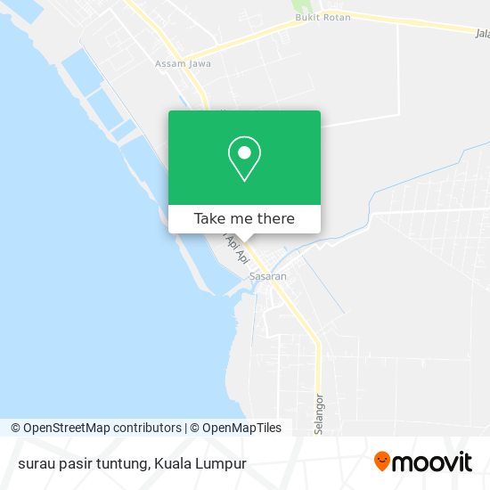 surau pasir tuntung map