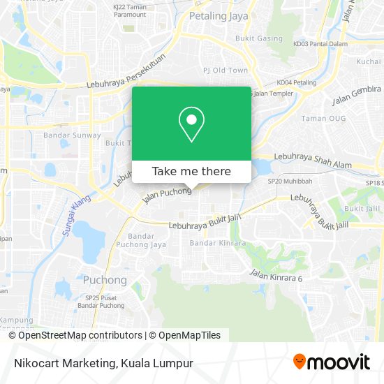 Nikocart Marketing map