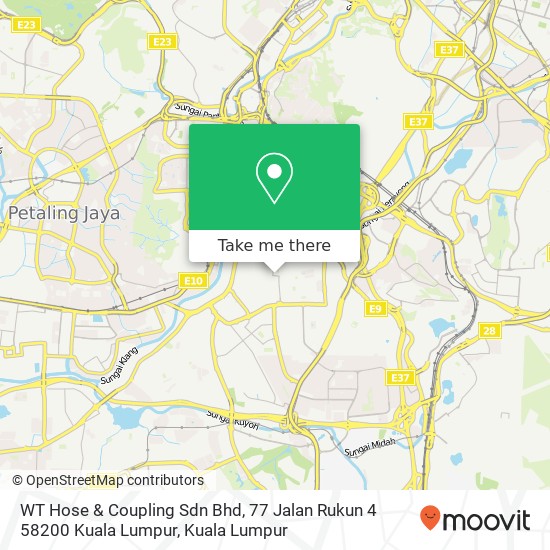 WT Hose & Coupling Sdn Bhd, 77 Jalan Rukun 4 58200 Kuala Lumpur map