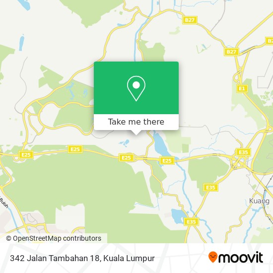 342 Jalan Tambahan 18 map