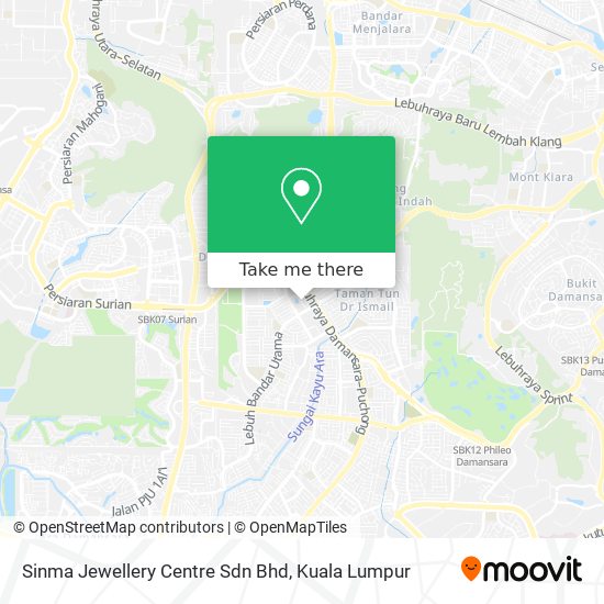 Sinma Jewellery Centre Sdn Bhd map