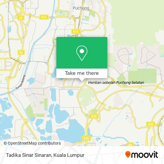 Tadika Sinar Sinaran map