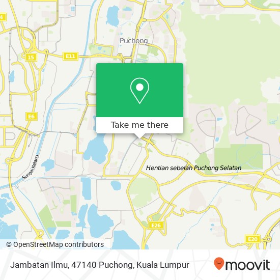 Jambatan Ilmu, 47140 Puchong map