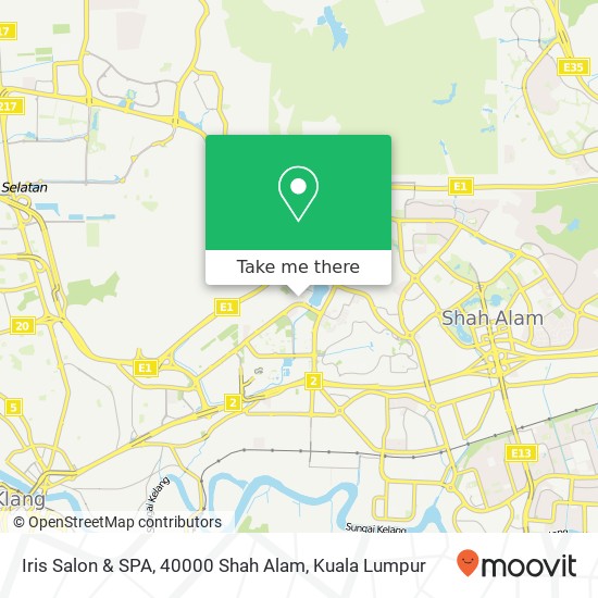 Iris Salon & SPA, 40000 Shah Alam map
