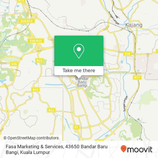 Fasa Marketing & Services, 43650 Bandar Baru Bangi map