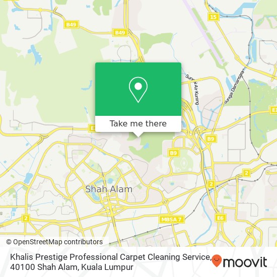 Peta Khalis Prestige Professional Carpet Cleaning Service, 40100 Shah Alam