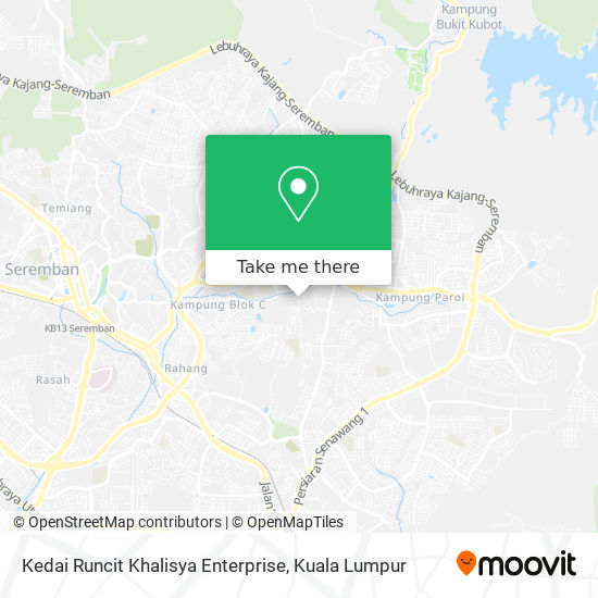 Kedai Runcit Khalisya Enterprise map