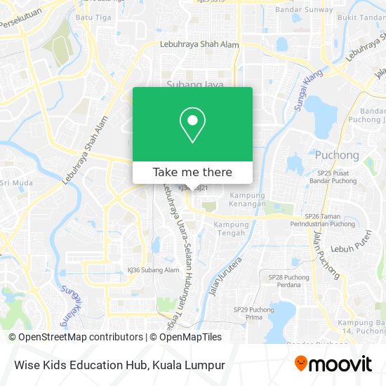 Wise Kids Education Hub map