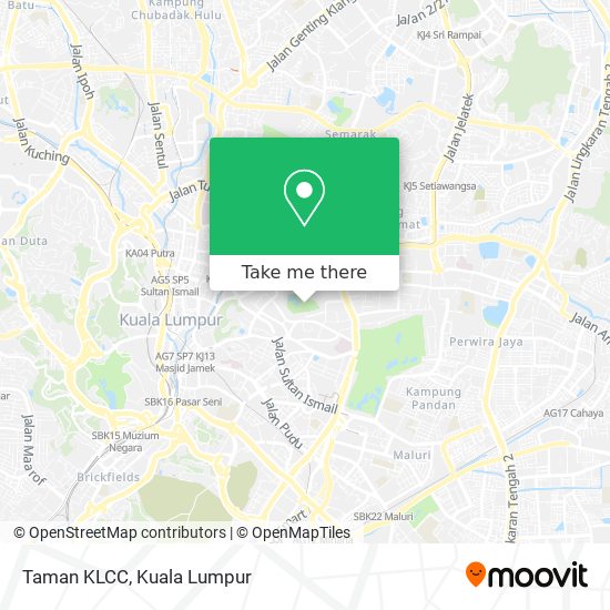 Taman KLCC map