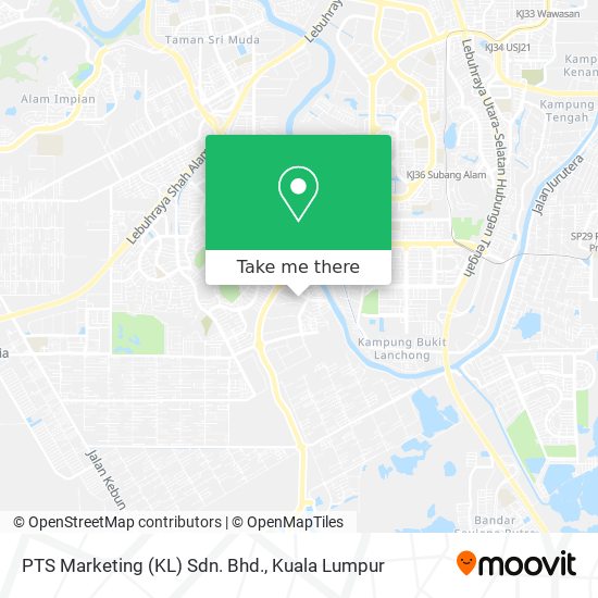 PTS Marketing (KL) Sdn. Bhd. map