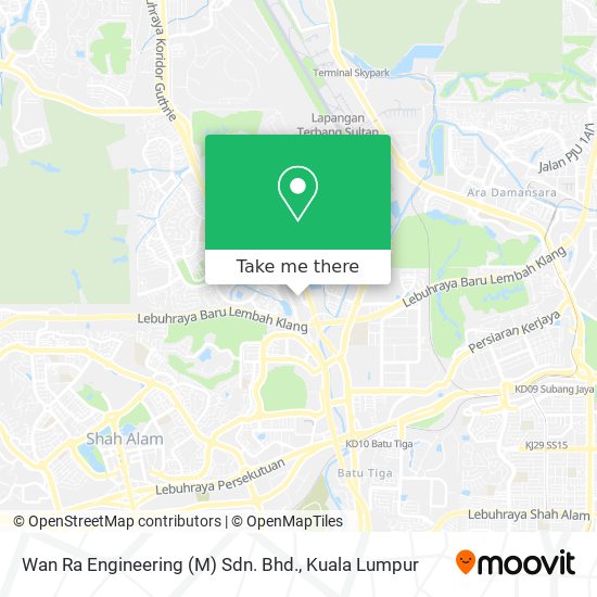 Wan Ra Engineering (M) Sdn. Bhd. map